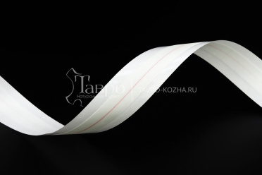 Укрепительная лента для швов, ремней, ремешков JAEGER, полиамид, 30 мм, цвет белый, цена за 1 м