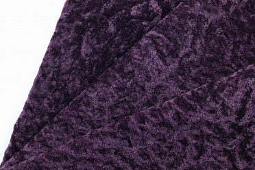 Астраган одежный, цвет фиолет пресс №80, выс. ворса 0.5