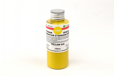 Antica Восковая краска с эффектом старения кожи, цвет 036 Yellow, 100 мл