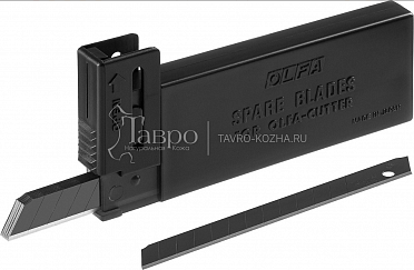 Лезвие 9 мм BLACK MAX OLFA ABB-10B 10 шт.