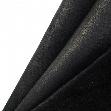 Дабл фейс одежный, джакобо, высота ворса - 1.2, цвет чёрный