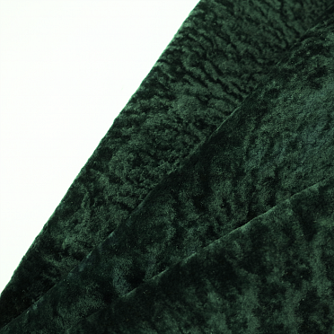 Астраган одежный, цвет зеленый т.21 бф, высота ворса - 0.5