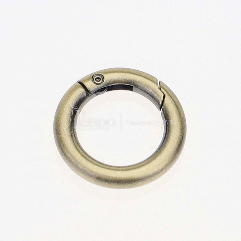 Карабин-кольцо, антик 25мм