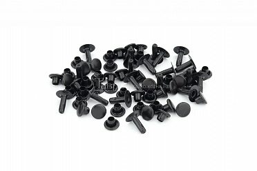 Хольнитен односторонний 7/10 мм, цвет черный никель (оксид), 100 шт.
