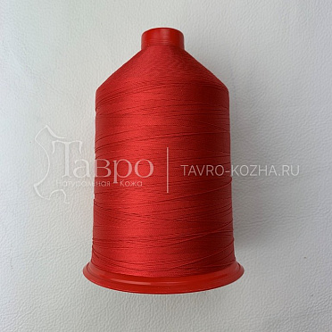 Нитки швейные Teknopes №20, 3000 метров, цвет красный.