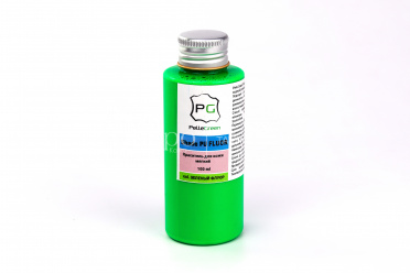 Краска для кожи Shade PU FLUOR покрывная полиуретановая цвет зелёный флуор, объем 100мл