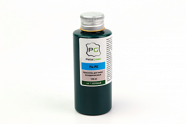 Краска для кожи PU FarbenFIX покрывная полиуретановая цвет темно-зеленый, объем 100мл
