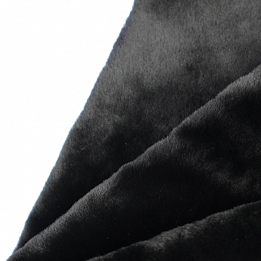 Стрига одежный, цвет черный 01, высота ворса - 0.9