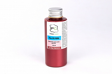 Краска для кожи PERL PU Farbenflex покрывная полиуретановая цвет медь перламутр, объем 100мл