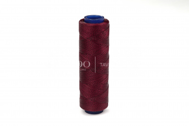 Нитки вощеные плоские Mumlu, 1мм 100м, цвет BORDO 008 (бордовый)