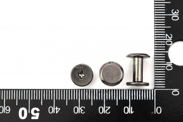 Винт ременной 10 мм, черный никель, 6 шт.