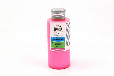 ULM FLUOR Краска для кожи акриловая, цвет розовый флуор, 100мл.