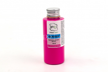 Краска для кожи FLUOR PU Farbenflex покрывная полиуретановая цвет пурпурный флуор, объем 100мл