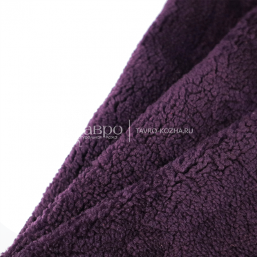 Букле одежный, цвет фиолетовый 080, высота ворса - 0.9