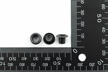 Блочка 5 мм, цвет черный никель (оксид), 100 шт.