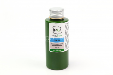 Краска для кожи PU FarbenFIX покрывная полиуретановая цвет зеленый, объем 100мл